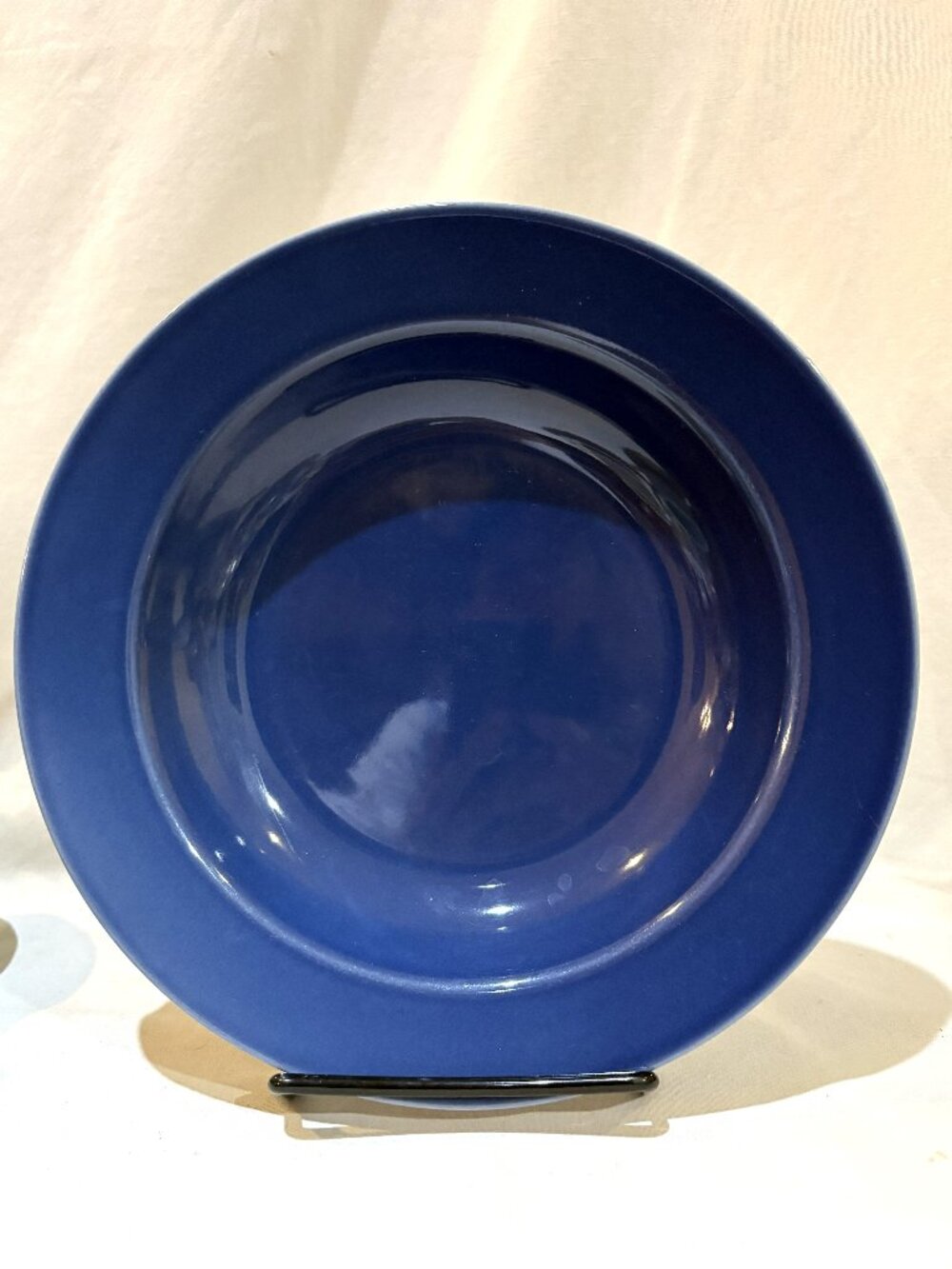 Design House Stockholm Flat Rim Soup Pasta Bowl Blue